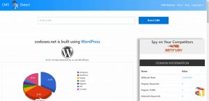 سایت CMSDetect ابزار تشخصی سی ام اس سایت