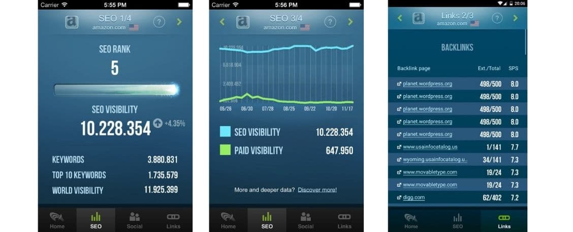 اپلیکیشن SEO And Link Analyzer