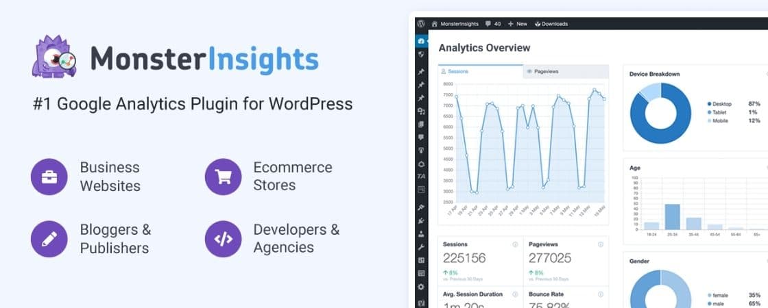 افزونه Google Analytics Dashboard for WP