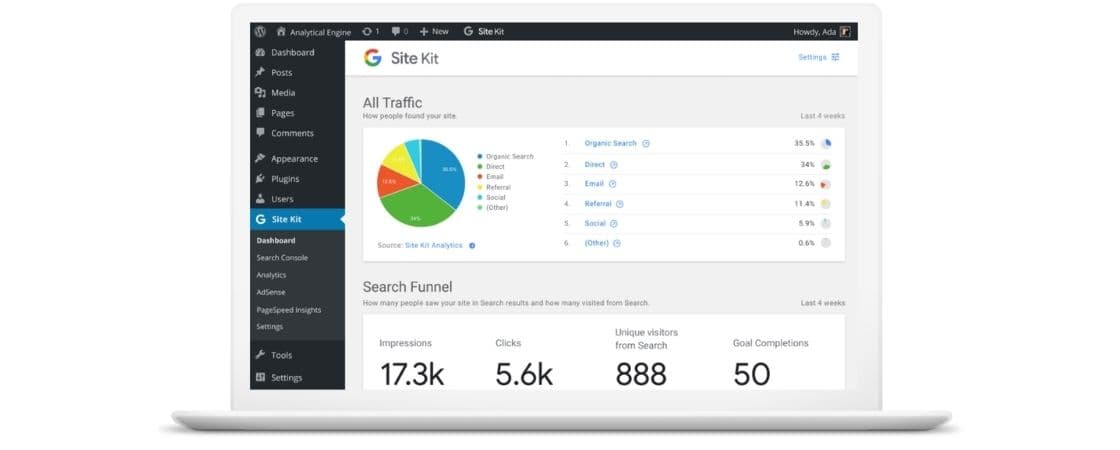 افزونه Google Analytics