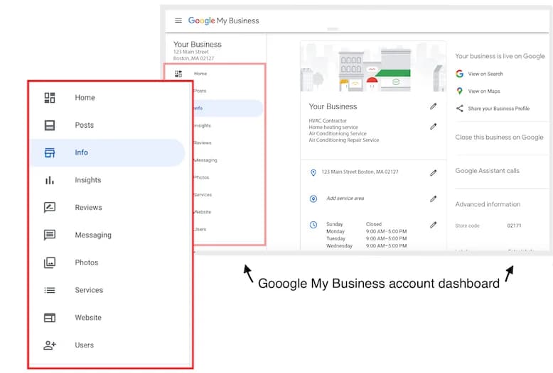 چگونه می توان در برگه های داشبورد google maps gmb بالاتر قرار گرفت