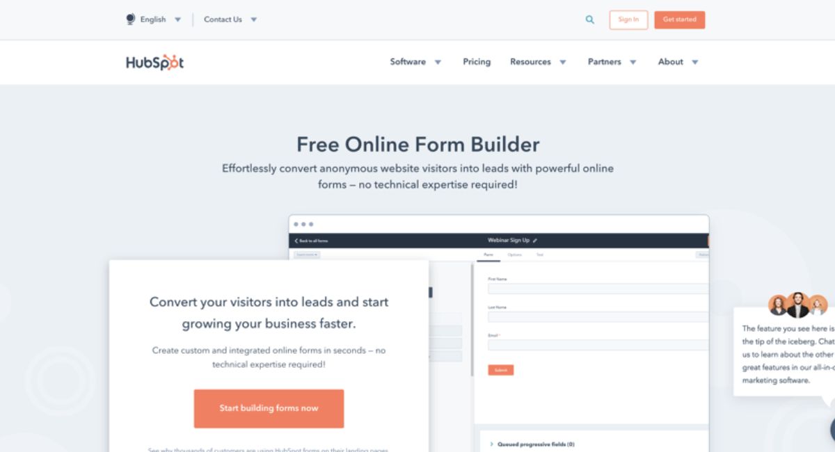 فرم های هاب اسپوت (HubSpot Forms)