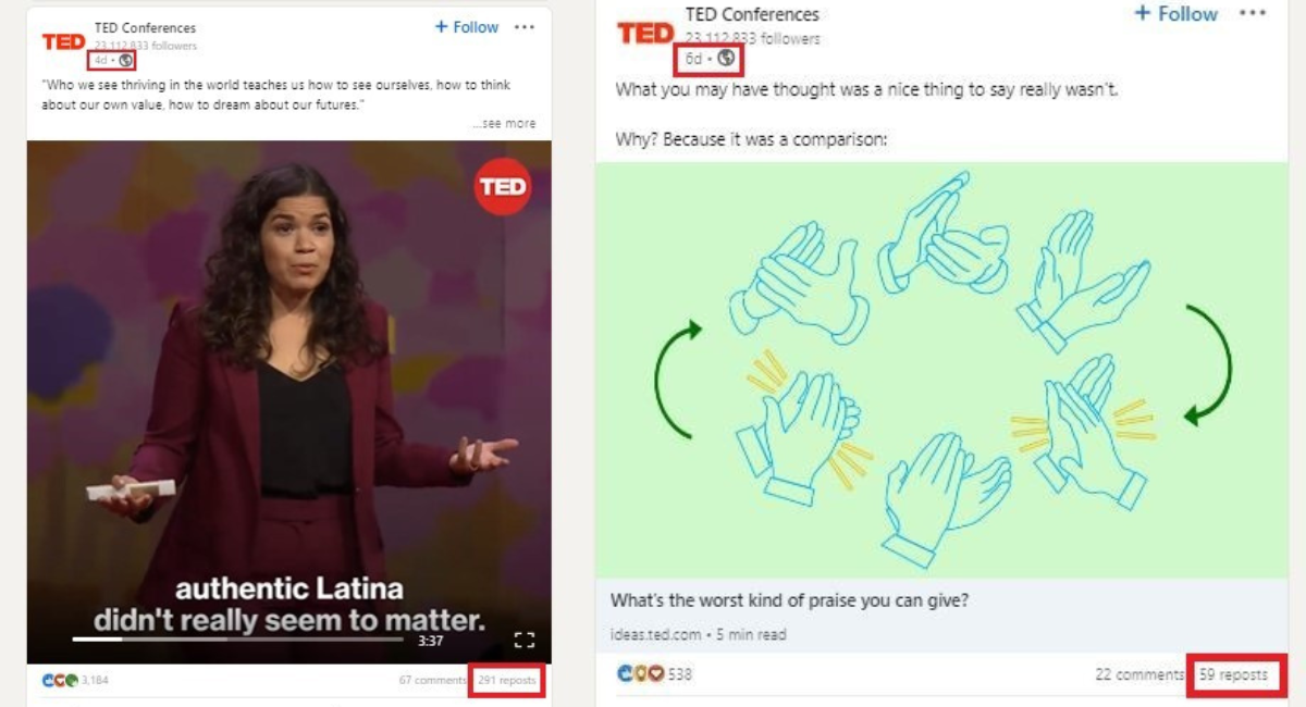 صفحه ی TED