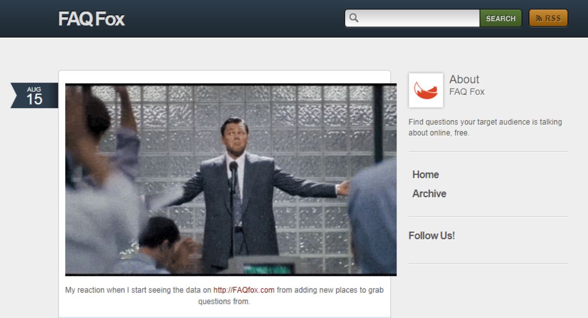 ابراز FAQ Fox
